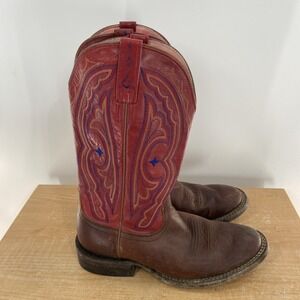 Ariat Womens Western Boot 16834 Brown Red Leather Roughstock Size 7 B